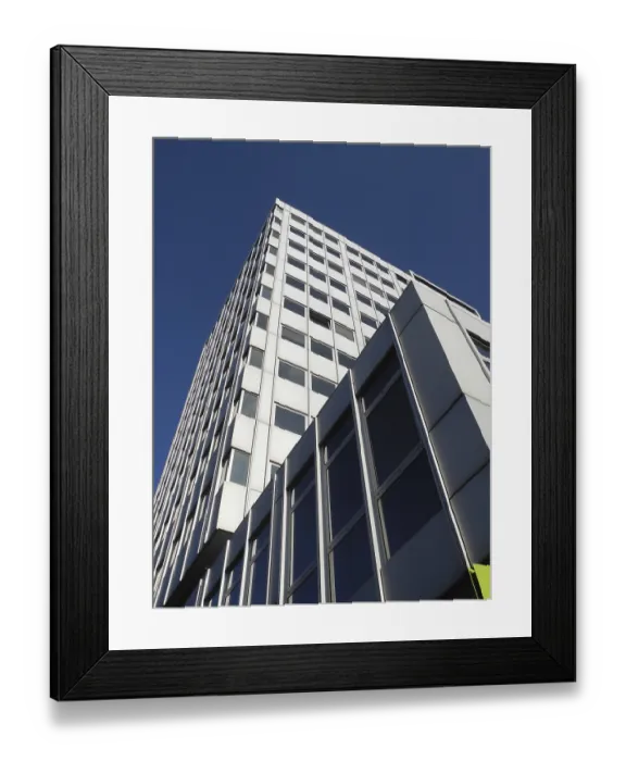 Framed Print : Office building, business, high-rise building Framed Print : Office building, business, high-rise building