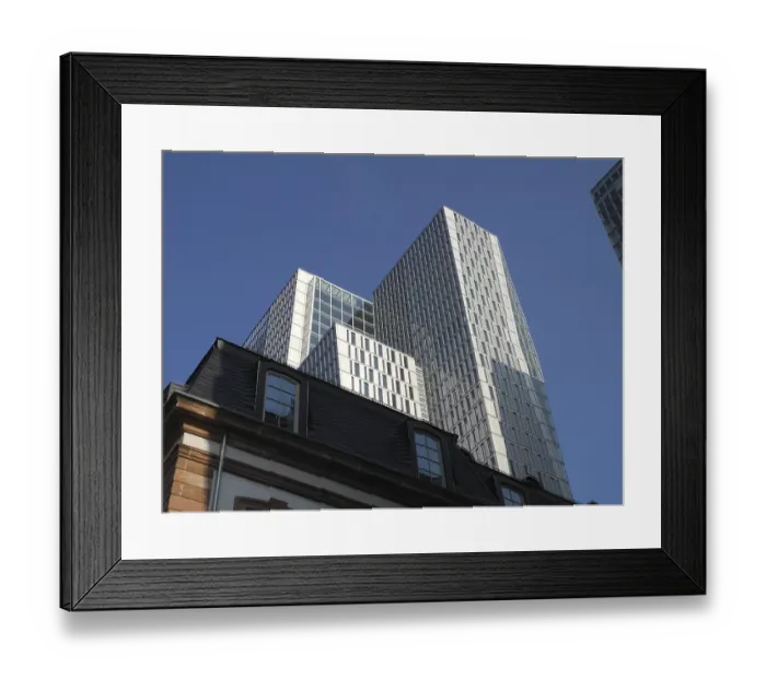 Framed Print : Palais Quartier, Frankfurt, high-rise building