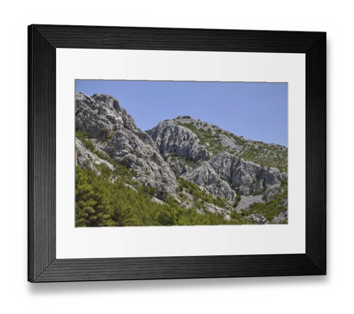 Framed Print : Paklenica Gorge, Croatia, gorge