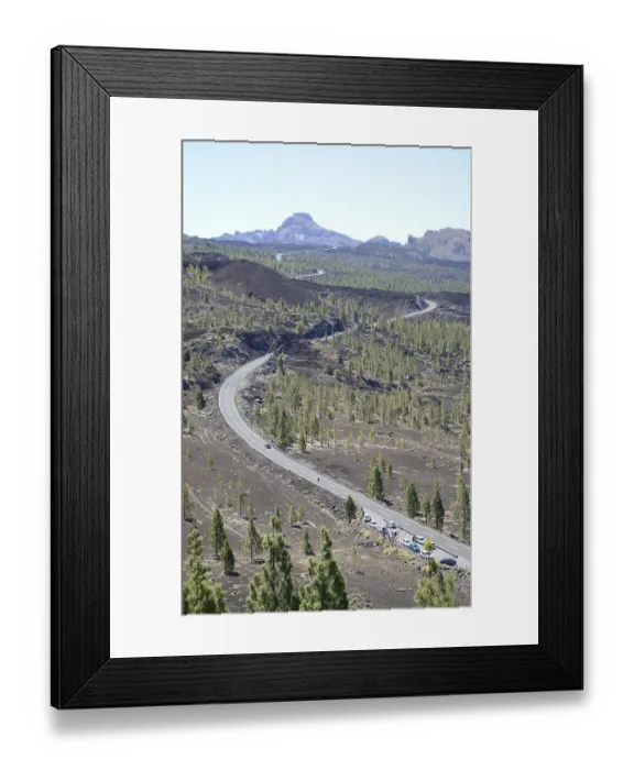 Framed Print : Road, Teide National Park, Tenerife Framed Print : Road, Teide National Park, Tenerife