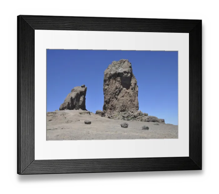 Framed Print : Roque Rana, Roque Nublo, mountain