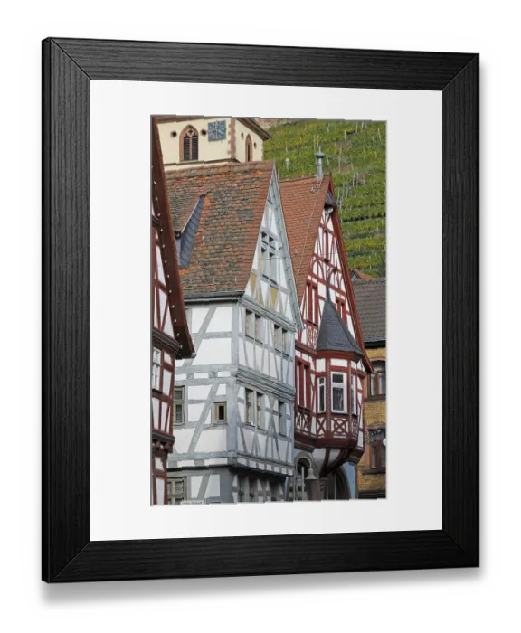 Framed Print : Klingenberg, Spessart, old town
