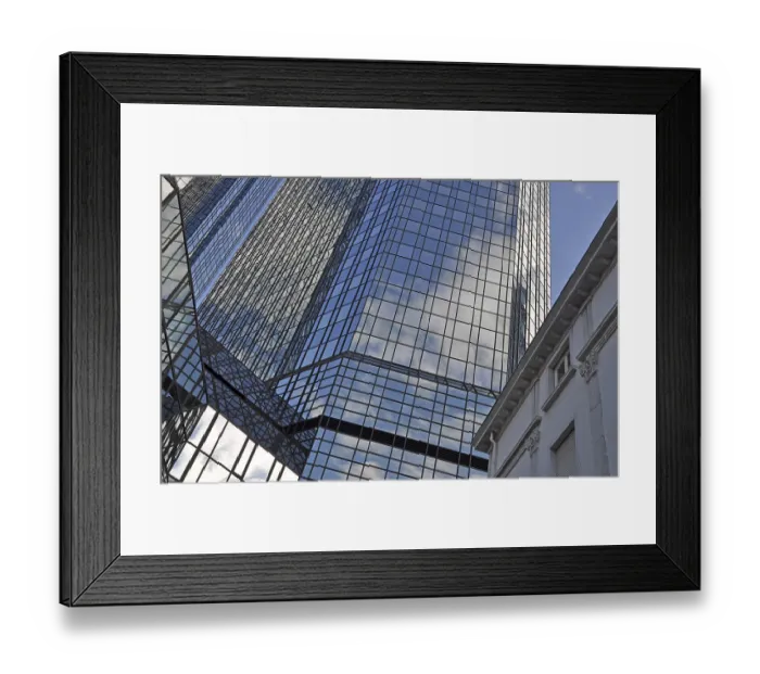 Framed Print : High-rise building, Frankfurt, skyscraper