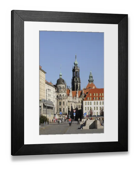 Framed Print : Castle, cathedral, Dresden, Saxony Framed Print : Castle, cathedral, Dresden, Saxony