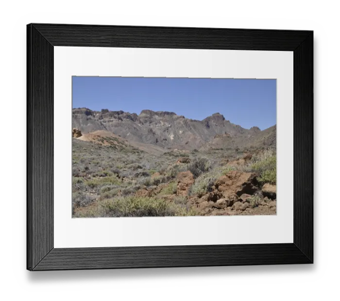 Framed Print : Canadas, Tenerife, mountain, volcano