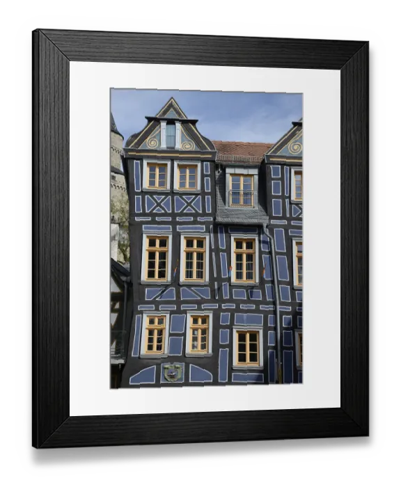 Framed Print : House, Idstein, Taunus, half-timbered house