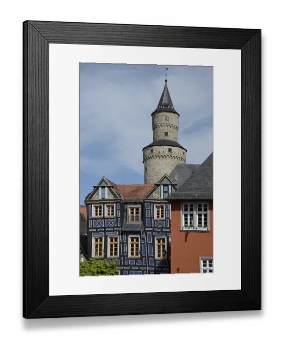 Framed Print : Idstein, Hexenturm, tower, castle tower