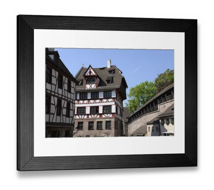 Framed Print : Albrecht Durer House, Albrecht Durer House