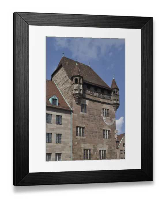 Framed Print : Nuremberg, architecture, Franconia