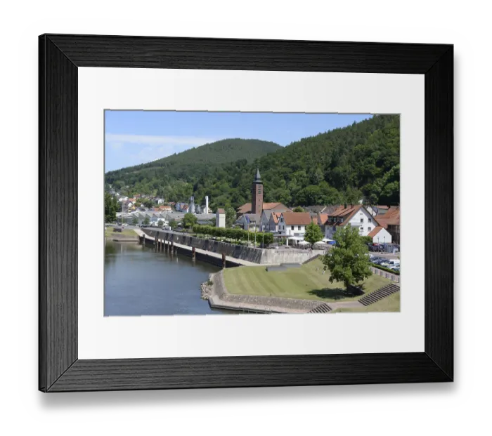 Framed Print : Old town, church, town hall, Freudenberg Framed Print : Old town, church, town hall, Freudenberg