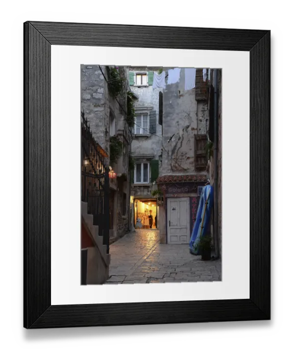 Framed Print : Houses, Rovinj, Istria, Croatia Framed Print : Houses, Rovinj, Istria, Croatia