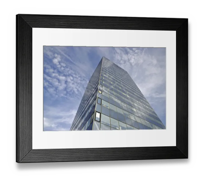 Framed Print : High-rise building, Frankfurt, skyscrapers
