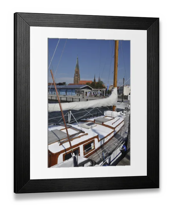 Framed Print : Schleswig, boat harbor, marina Framed Print : Schleswig, boat harbor, marina
