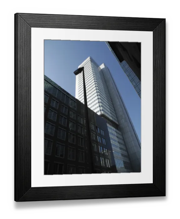 Framed Print : High-rise building, Frankfurt, skyscraper