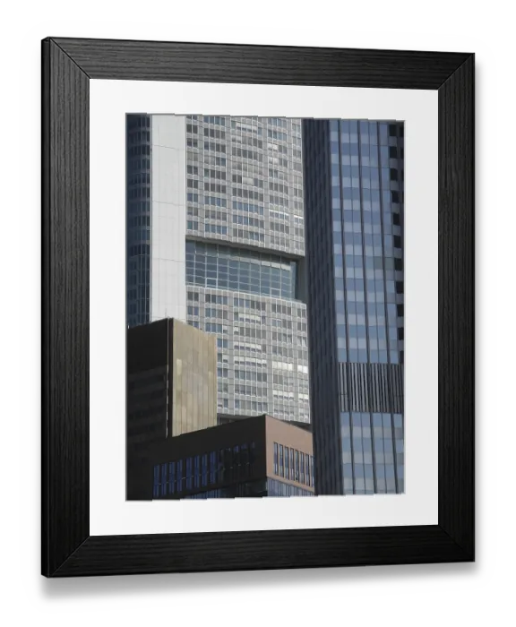 Framed Print : High-rise building, Frankfurt, skyscraper Framed Print : High-rise building, Frankfurt, skyscraper
