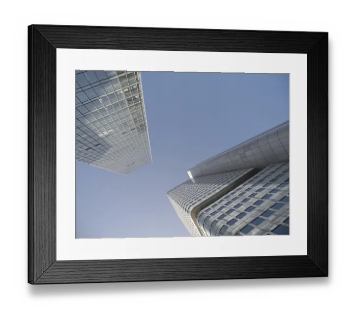 Framed Print : High-rise building, Frankfurt, skyscraper