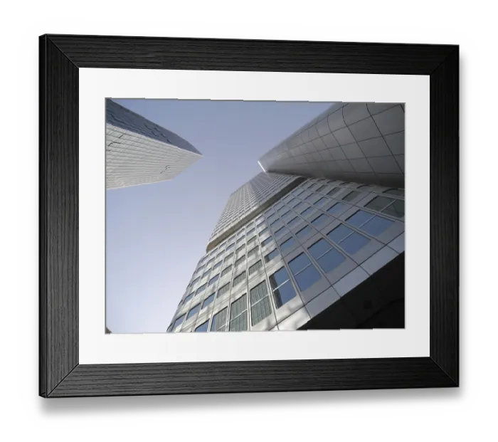Framed Print : High-rise building, Frankfurt, skyscraper Framed Print : High-rise building, Frankfurt, skyscraper