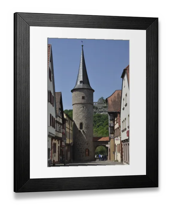 Framed Print : Karlstadt, Maintorturm, Maintor