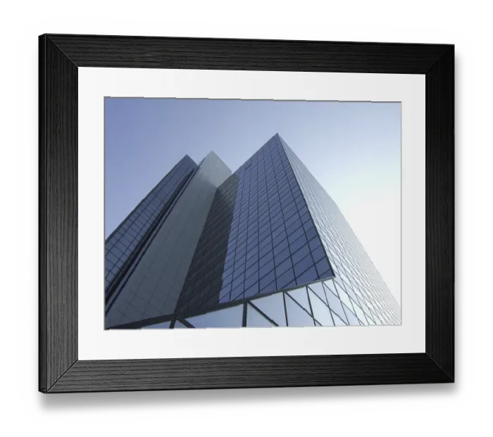 Framed Print : Office building, business, high-rise building Framed Print : Office building, business, high-rise building