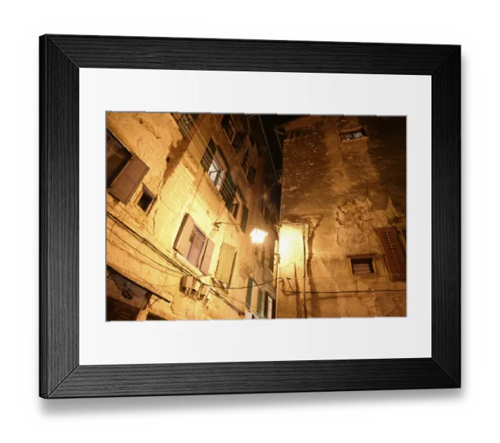 Framed Print : Facade, Rovinj, Istria, Croatia
