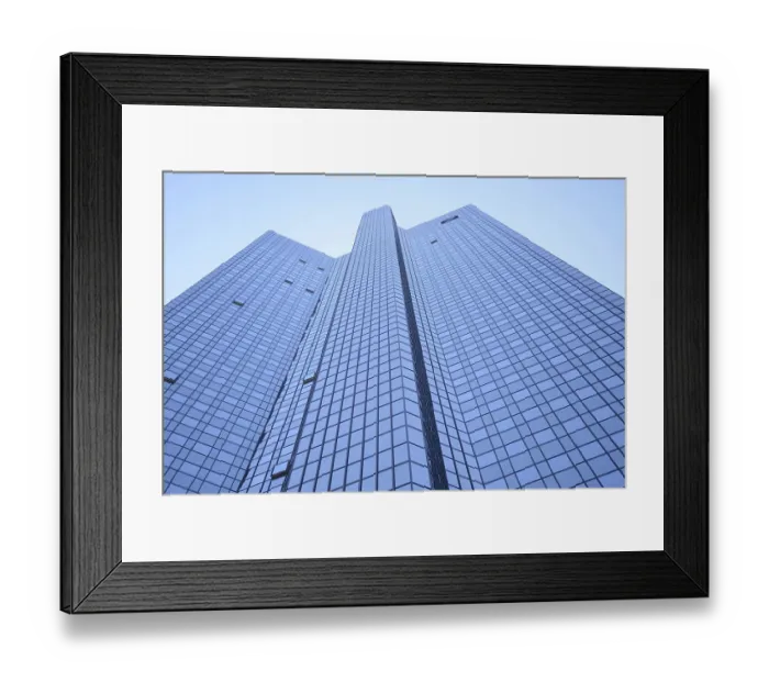 Framed Print : High-rise building, Frankfurt, skyscraper