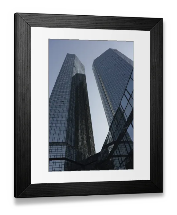 Framed Print : High-rise building, Frankfurt, skyscraper