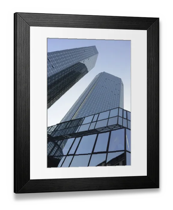 Framed Print : High-rise building, Frankfurt, skyscraper