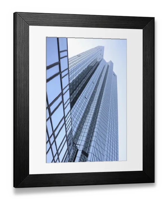 Framed Print : High-rise building, Frankfurt, skyscraper Framed Print : High-rise building, Frankfurt, skyscraper