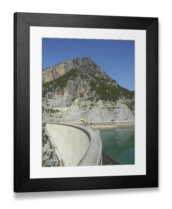 Framed Print : Dam, Manavgat, lake, reservoir Framed Print : Dam, Manavgat, lake, reservoir