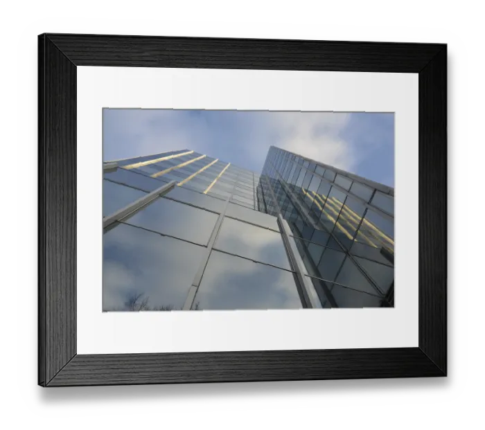 Framed Print : High-rise building, Frankfurt, skyscrapers