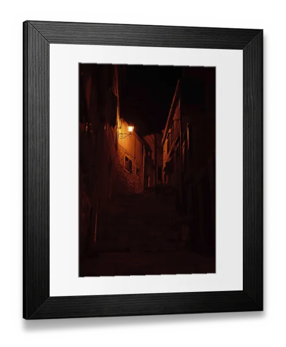 Framed Print : Houses, Rovinj, Istria, Croatia