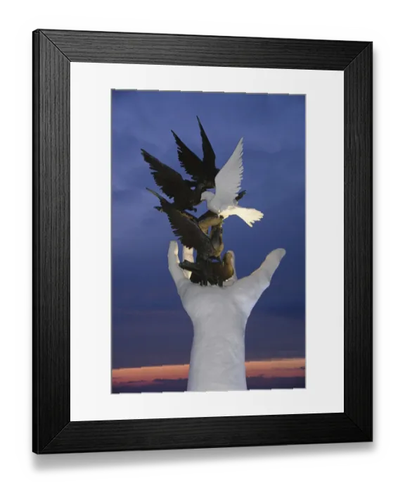 Framed Print : Peace monument, Kusadasi, Turkey
