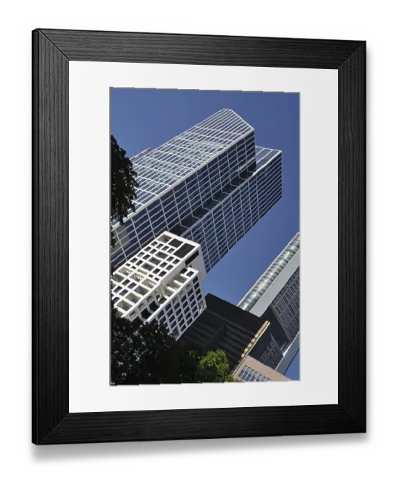 Framed Print : High-rise building, Frankfurt, skyscrapers