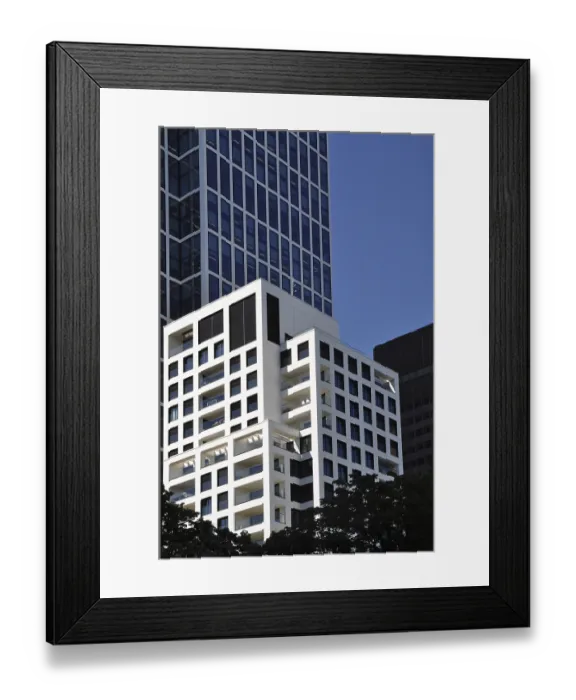 Framed Print : High-rise building, Frankfurt, skyscrapers
