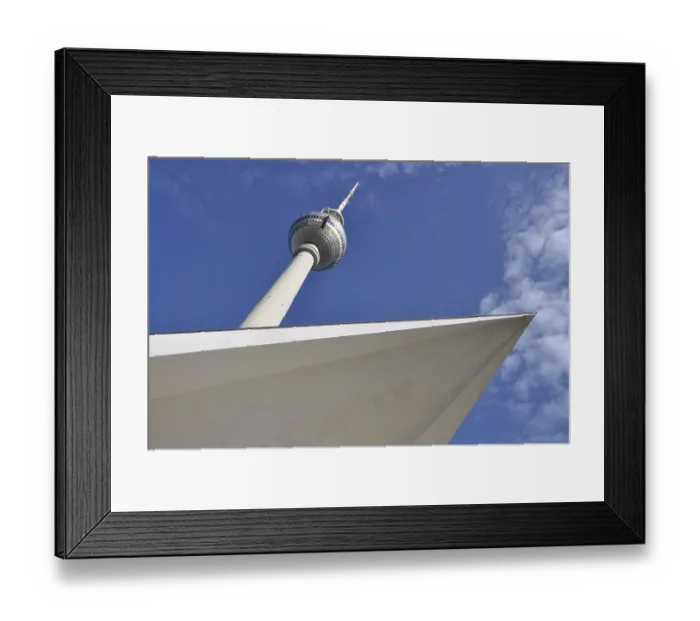 Framed Print : Radio tower, Berlin, Germany, capital