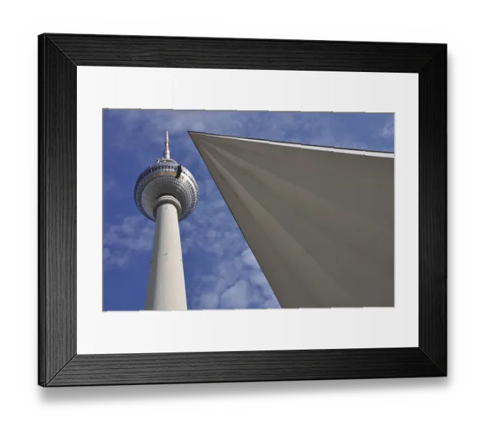 Framed Print : Radio tower, Berlin, Germany, capital