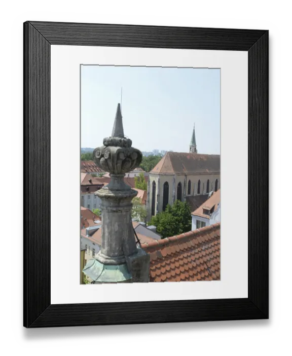 Framed Print : Regensburg, church, Bavaria, Germany