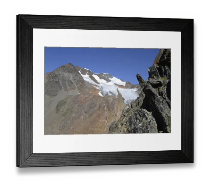 Framed Print : Wildspitze, Otztaler Wildspitze Framed Print : Wildspitze, Otztaler Wildspitze
