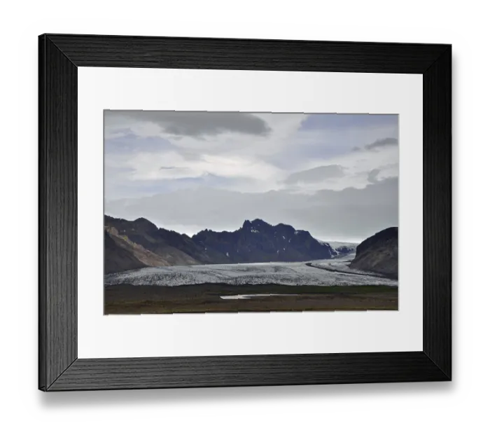 Framed Print : Vatnajokull, south coast, landscape Framed Print : Vatnajokull, south coast, landscape