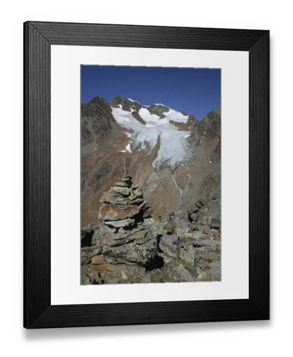 Framed Print : Wildspitze, Otztaler Wildspitze Framed Print : Wildspitze, Otztaler Wildspitze