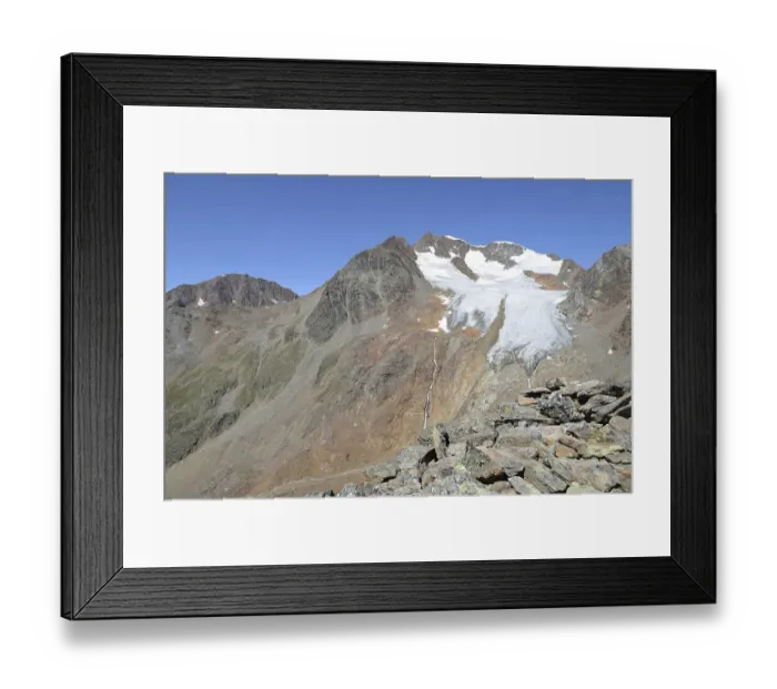 Framed Print : Wildspitze, Otztaler Wildspitze
