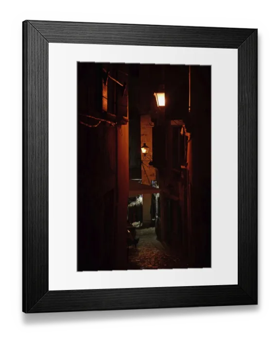 Framed Print : Houses, Rovinj, Istria, Croatia