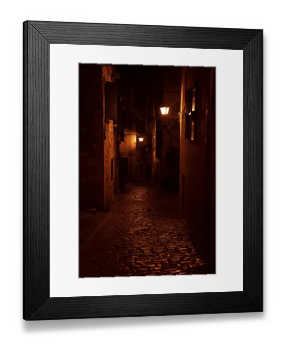 Framed Print : Houses, Rovinj, Istria, Croatia