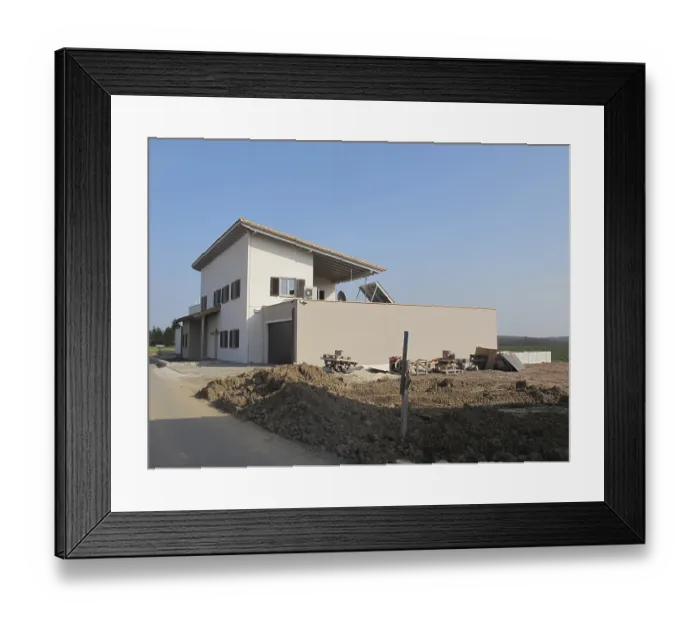 Framed Print : House, new building, architecture Framed Print : House, new building, architecture