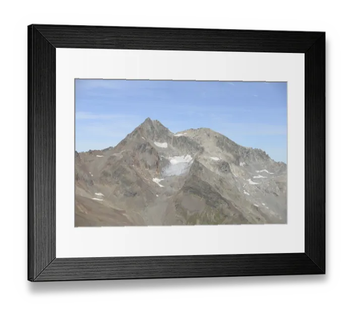 Framed Print : Hohe Geige, Silberschneide, Schwarzkogel