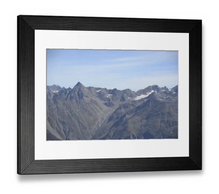 Framed Print : Otztal, Otztal Alps, mountain