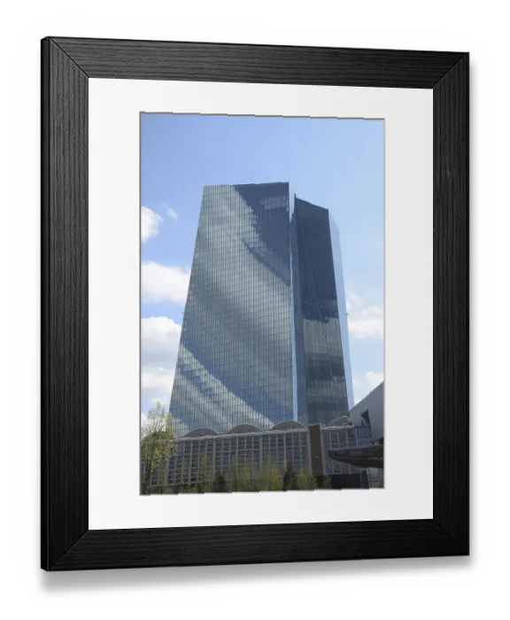 Framed Print : Frankfurt, Main, ECB, European Central Bank Framed Print : Frankfurt, Main, ECB, European Central Bank