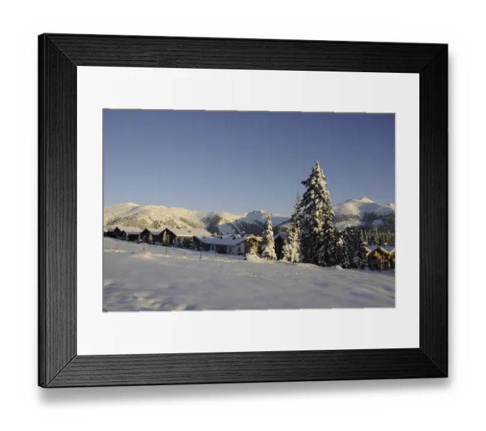 Framed Print : Winter in Hochkrimml, winter, Hochkrimml