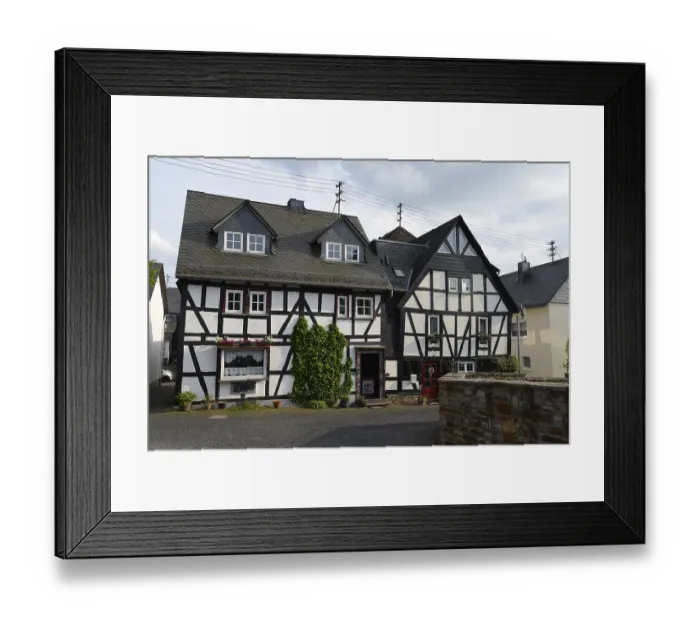 Framed Print : Half-timbered house, Hachenburg