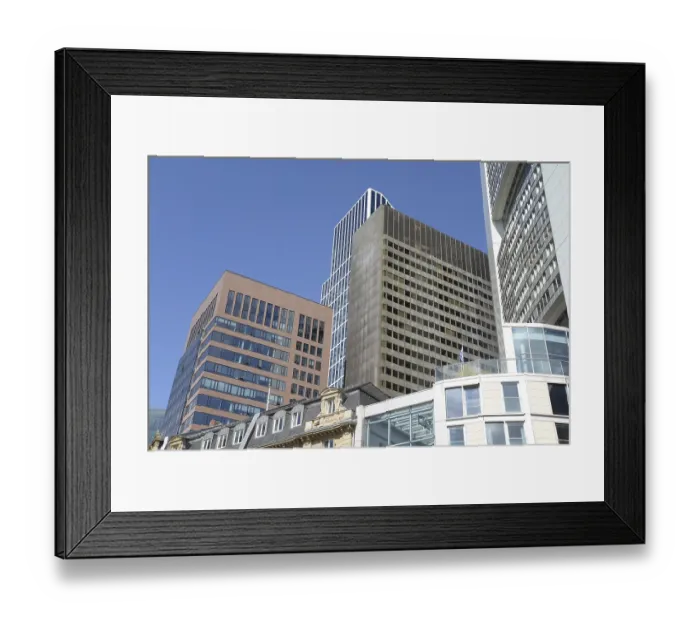 Framed Print : High-rise building, Frankfurt, skyscraper Framed Print : High-rise building, Frankfurt, skyscraper